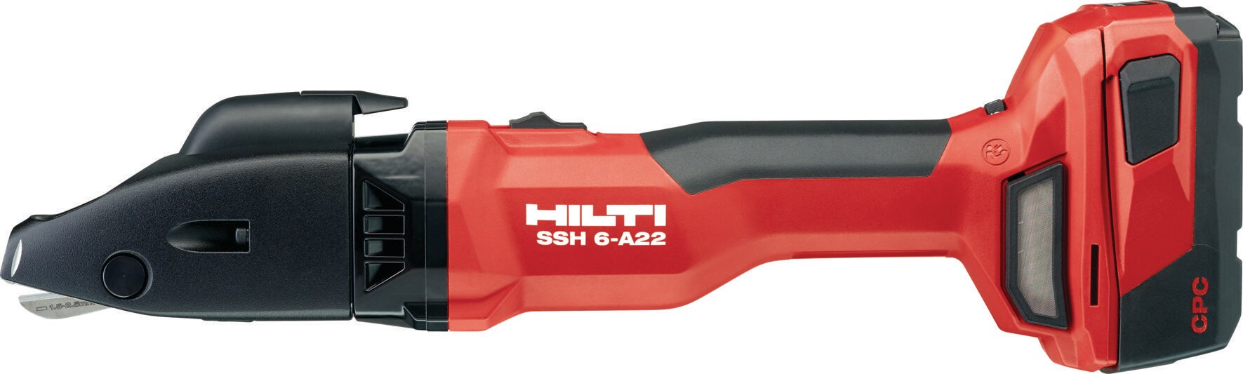 Image of Keyless blade changes in Hilti SSH 6-A22 cordless double cut shears