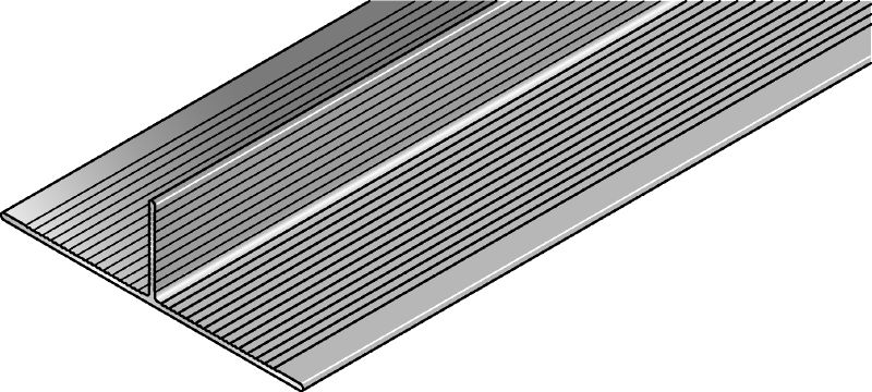 Rail MFT-T Rail en aluminium en forme de T pour l'assemblage de sous-structures de panneaux de façades verticales et horizontales