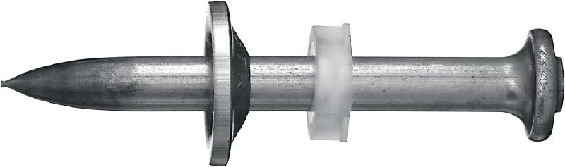 Clous X-CR P8 S béton / acier avec rondelle Clou unitaire en acier inoxydable avec rondelle en acier à utiliser avec les cloueurs à poudre dans l’acier et le béton dans les environnements corrosifs