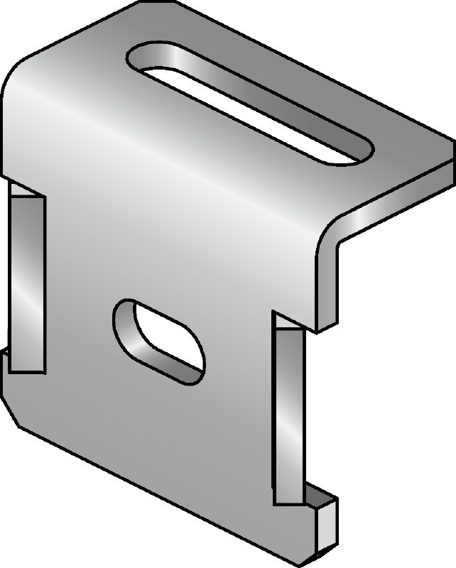 MIC-UB Hot-dip galvanized (HDG) connector for fastening U-bolts to MI girders