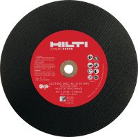 Disque à tronçonner l'acier AC-D GS Disques de coupe de l’acier général pour scies à essence