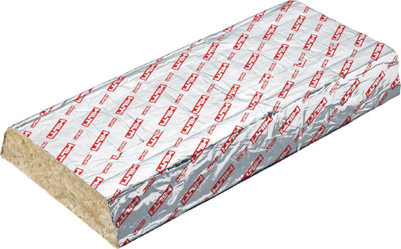 CFS-TTS MD C FS Top Track Cover Firestop Preformed Solution for top-of-wall drywall joints under metal deck – eliminates the need for slow, messy stuff-and-spray firestop