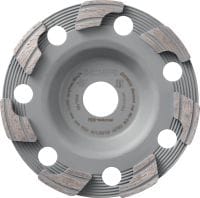 Meule diamant universelle P Meule boisseau diamant standard pour meuleuses d’angle – pour le ponçage plus rapide du béton, des chapes et de la pierre naturelle