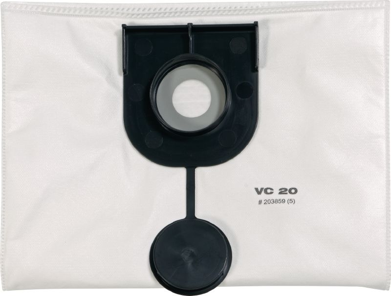 vhbw 20x Sacs remplacement pour 7081411008871, sac filtrant 20 L pour  poussières fines pour aspirateur - papier, volume de 20 l