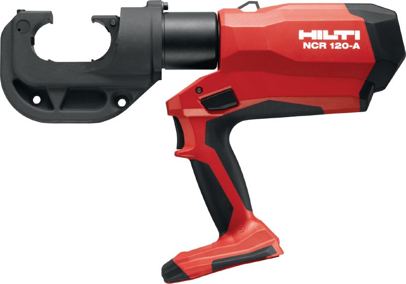 Pince à sertir à poignée pistolet NCR 120-A avec une pression de 12 tonnes Pince à sertir sans fil à poignée pistolet avec une pression de 12 tonnes et une capacité de sertissage jusqu’à 750 MCM (400 mm²)