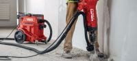 VC 150-10 X extracteur de poussière Puissant extracteur de poussière pour les nettoyages de chantier et la connexion avec des outils électriques (sec et humide), réservoir de 8 gallons - conforme au 150 pi³/min de l’OSHA Applications 3