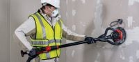 Ponceuse à manche long DWS 225 Ponceuse orbitale à manche long ajustable pour cloison sèche avec moteur sans charbon à vitesse variable et extraction de la poussière (sac et tige rallonge fournis) Applications 9