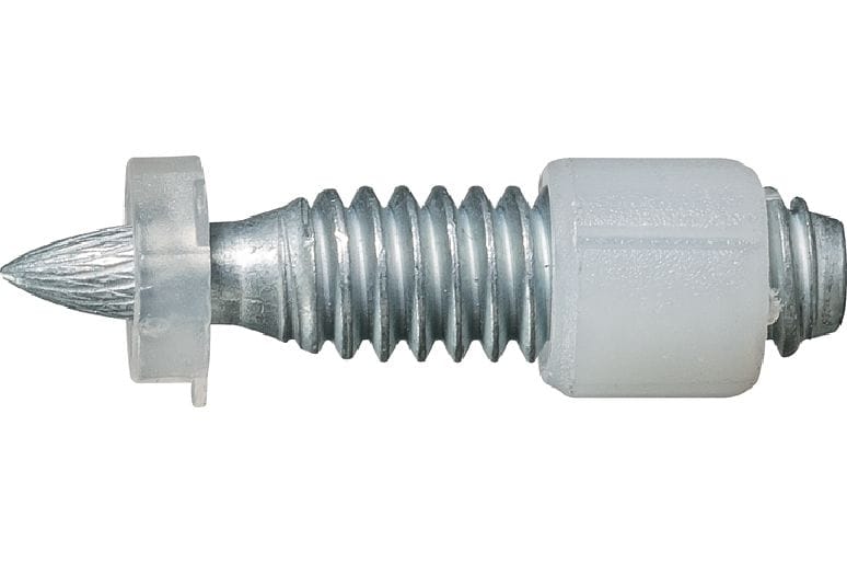 X-EW6H Threaded studs Carbon steel threaded stud for use with powder actuated nailers on steel (8 mm washer)