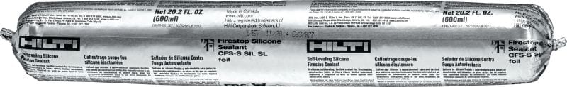 CFS-S SIL SL Firestop silicone sealant Silicone-based sealant providing maximum movement in fire-rated joints and pipe penetrations