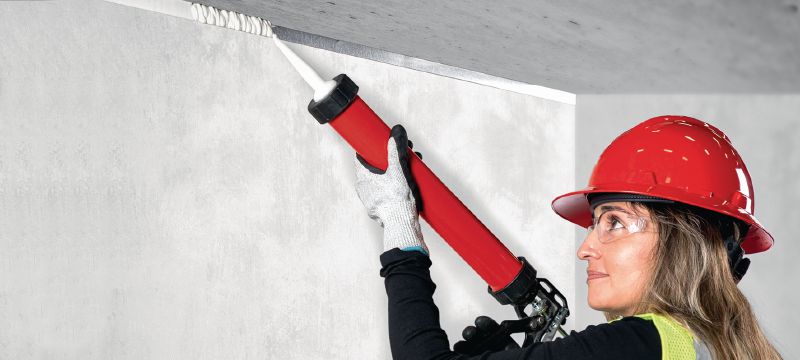 CS-S SA Light smoke and acoustic sealant Lightweight, paintable smoke and acoustic sealant for drywall joints and pipe penetrations (including CPVC) Applications 1