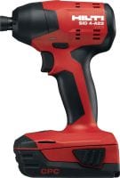SID 4-A22 Impact driver Compact-class cordless 22V impact driver with 1/4 hexagonal click-in chuck for medium-duty applications in wood, metal and other materials