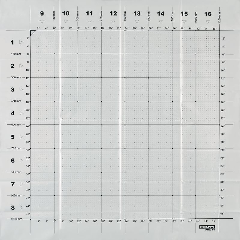 Reference grid PSA 15 