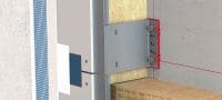 FOX VI L Bracket Versatile wall bracket for installing rainscreen façade substructures Applications 14