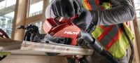 Scie circulaire sans fil pour bois SC 6WL-22 Scie circulaire sans fil pour la découpe du bois jusqu’à 60 mm | 2-3/8 po de profondeur avec un disque de scie à bois universel plus rapide de 165 mm | 6-1/2 po de diamètre Applications 2