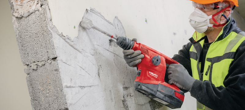 Burineur TE 300-A36 SDS Plus Burineur sans fil SDS Plus (TE-C) léger pour travaux de correction de surface sur le béton et la maçonnerie Applications 1