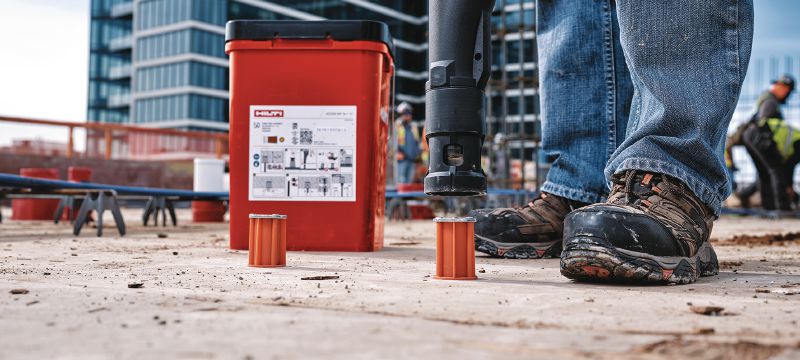 Cheville pré-coulée sur place Kwik Cast Connect KCC-WF Ancrage coulé en place pour le béton sur coffrage en bois avec homologation Applications 1