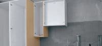 Passoire en plastique HIT-S Douilles-tamis en plastique économiques pour les fixations de charges légères dans la maçonnerie creuse à l'aide de chevilles hybrides à injection Applications 1