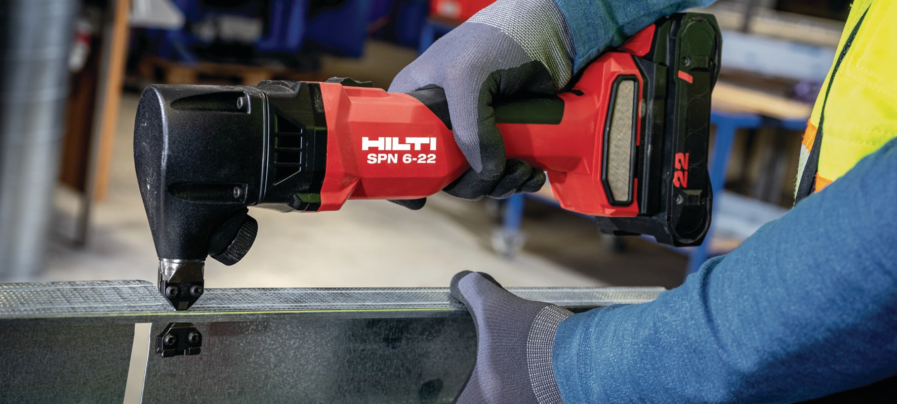 SPN 6 22 RN Cordless nibbler Specialty power tools Hilti Canada