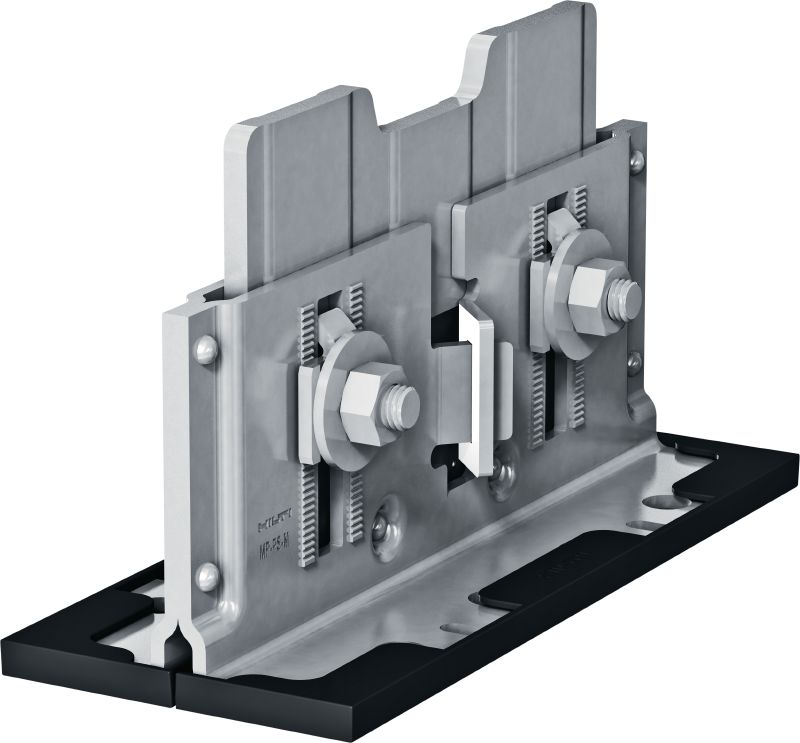 Sabot de tubage soudable MP-PS Sabot de tubage avec interface de tuyauterie soudable et réglage de la hauteur et de l'inclinaison dans les applications industrielles lourdes avec des diamètres extérieurs de tuyauterie de 21 à 328 mm (1/2 à 12).