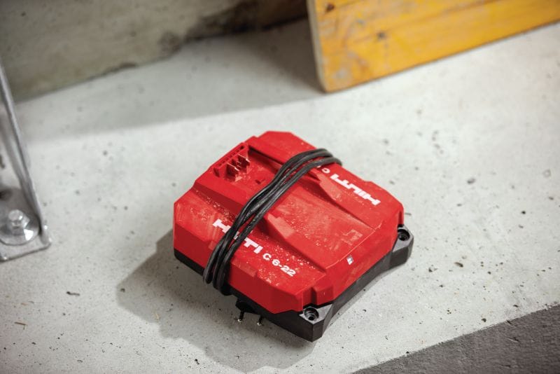 Chargeur rapide Nuron C 6-22 Chargeur haute vitesse pour toutes les batteries Nuron Hilti Applications 1
