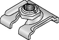 Dispositif de suspension trapézoïdaux à fermeture rapide MH-SLT Rondelle à entaille et écrou fendu pour une installation rapide des dispositifs de suspension trapézoïdaux