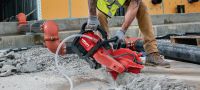 DSH 600-22 Battery cut-off saw Heavy-duty, battery-powered cordless cut-off saw for concrete, metal and masonry (Nuron battery platform) Applications 3