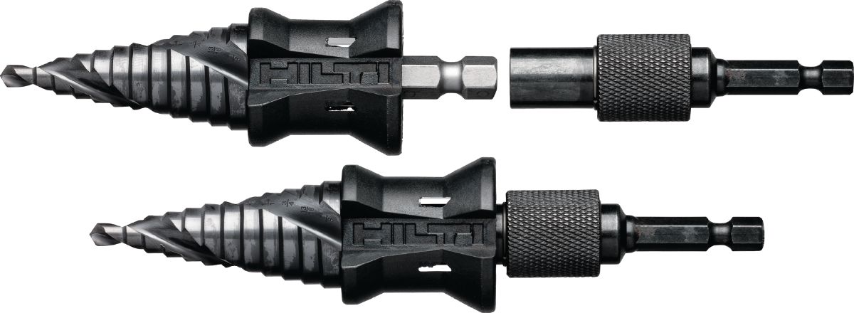 Hilti step drill on sale bit