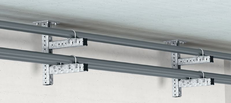 Connecteur MIC-UB Connecteur galvanisé à chaud (HDG) pour la fixation des boulons en U aux rails lourds MI Applications 1