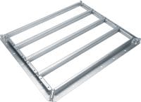 Grille pour plancher CFS-MSL FGR Cadre de grille pour plancher à grande capacité, pour installations de câbles résistant au feu dans les planchers