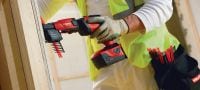 Vis pointues pour plaquiste PBH S CRS M1 Vis en bande pour cloisons sèches (à enduit phosphate) pour chargeurs de vis SD-M 1 ou SD-M 2 – pour la fixation de plaques de plâtre sur bois Applications 1