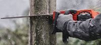 Scie à chaîne sans fil SCN 60-22 Tronçonneuse à batterie 16 po | 40 cm pour les travaux de démolition de bois et la coupe de poutres en bois, de CLT et de bois d’œuvre (batterie Nuron) Applications 2