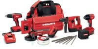 Kits de trois outils sans fil Ensembles à batterie avec trois outils