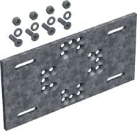 MT-P-G OC Plaque modulaire Plaque modulaire pour le montage de structures modulaires sur l'acier structurel sans besoin de clouage