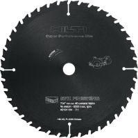 Lame de scie circulaire pour bonne finition du bois (CPC) Lame de scie circulaire Premium pour une finition raffinée dans le bois, offrant plus de temps de coupe avec les scies sans fil