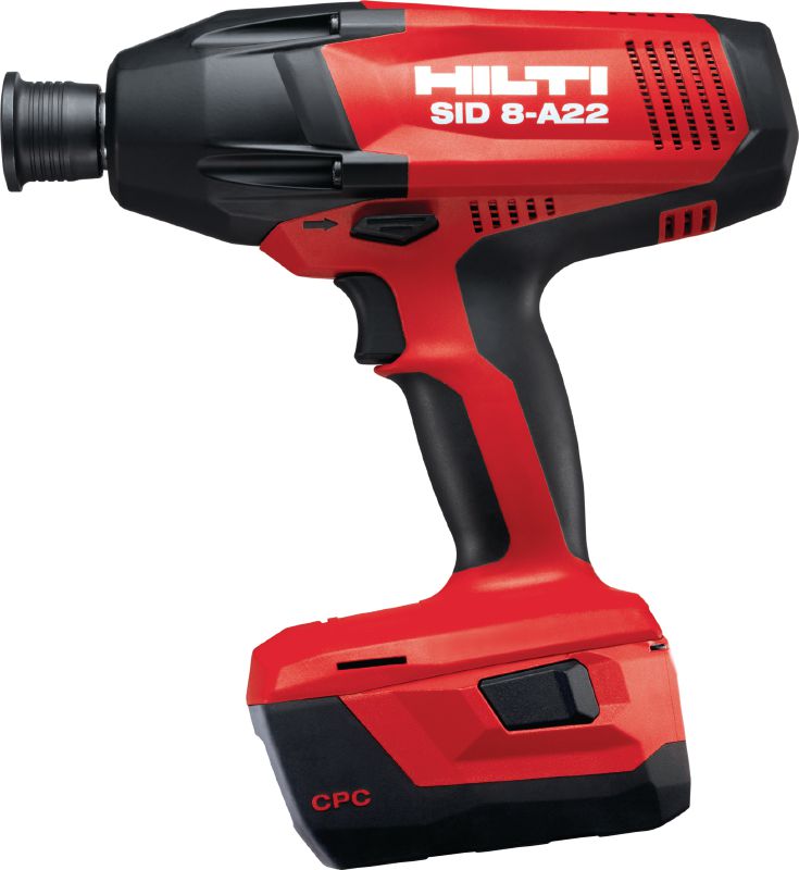 SID 8-A22 Impact driver Ultimate-class 22V cordless impact driver with 7/16 hexagonal chuck for heavy-duty work