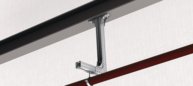 MT-C-GLP L A OC L-shaped flat connector plate L-shaped flat profile connector for assembling and bracing modular supports in moderately corrosive environments Applications 1