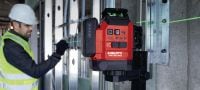 Laser multidirectionnel PM 30-MG Laser multiligne à 3 lignes à 360° pour les mesures de mise à l'aplomb, de mise à niveau, d'alignement et de mise à l'équerre Applications 5