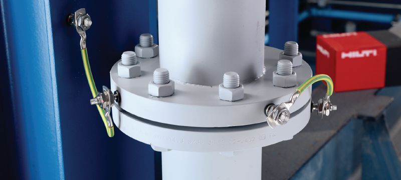 Goujon fileté S-BT-EF HL Vis de goujon fileté (acier au carbone, filetage métrique ou Whitworth) pour les connexions électriques sur l’acier dans les environnements fortement corrosifs Applications 1