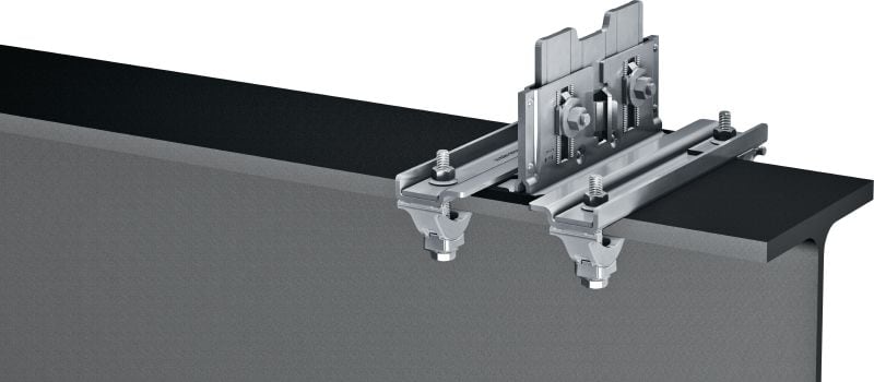 Sabot de tubage soudable MP-PS Sabot de tubage réglable avec interface de tubage soudable pour fixer des tuyaux de 21 à 328 mm (1/2 po à 12 po) de diamètre à divers matériaux supports dans des environnements légèrement corrosifs.