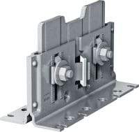 Sabot de tubage soudable MP-PS Sabot de tubage avec interface de tuyauterie soudable et réglage de la hauteur et de l'inclinaison dans les applications industrielles lourdes avec des diamètres extérieurs de tuyauterie de 21 à 328 mm (1/2 à 12).