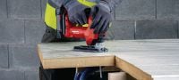 SJD 6-22 Cordless jigsaw Powerful top-handle cordless jigsaw with optional on-board dust collection for precise straight or curved cuts (Nuron battery platform) Applications 2