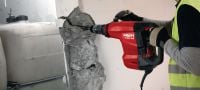 Burins plats TE-S FM Embouts à burin ultra-robuste TE-S flat pour le piquage et les saignées dans le béton et la maçonnerie Applications 1