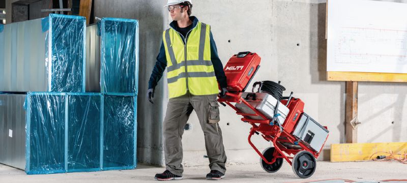 REDiPAK Camion à bras pliant prêt au chantier  Applications 1