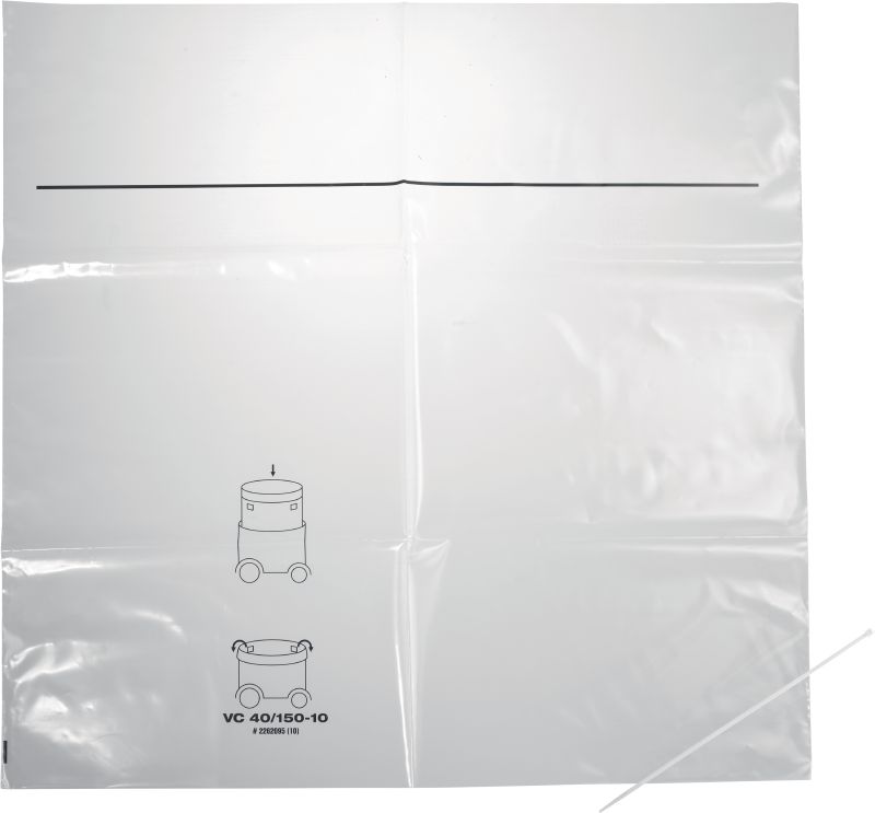 Dust bag VC 150-10 Gen 2 (10) plastic 