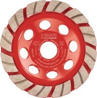 Meule diamant SPX Turbo A Meule diamant haute performance, pour le meulage très efficace et sans rayures du béton, de la chape et de la pierre naturelle
