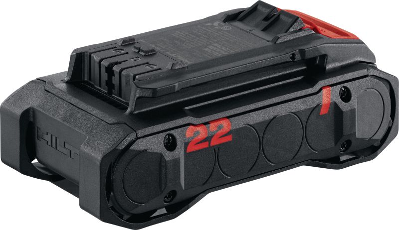 Batterie Nuron B 22-85 Batterie Li-ion de 22 V polyvalente avec un équilibre optimal du poids, de la puissance et de la durée de fonctionnement, pour une utilisation avec des outils électriques Nuron