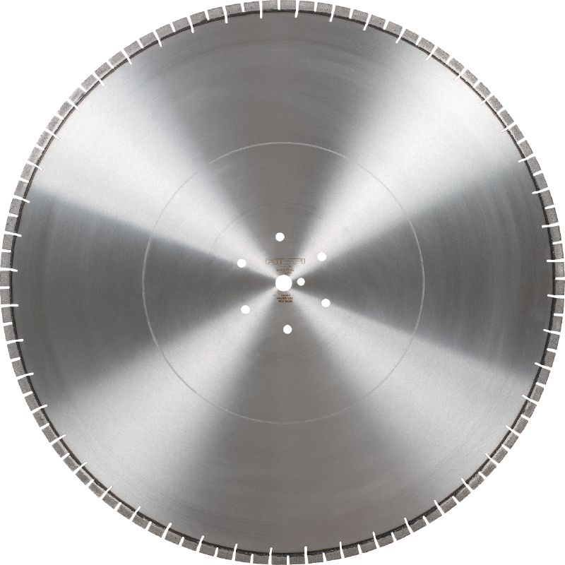 Ultimate high-horsepower floor saw blades Equidist floor saw blades for cutting cured concrete using high-HP saws