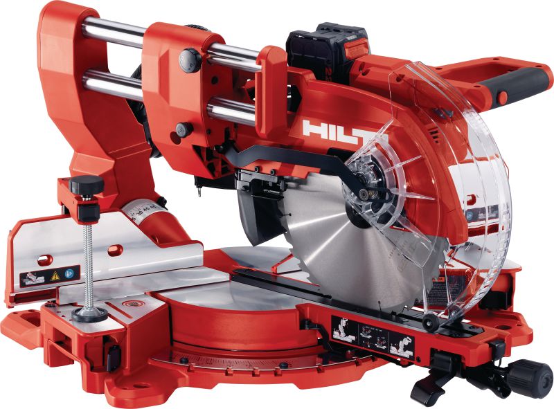 Scie à onglets sans fil SM 60-22 Scie à onglet composée coulissante à double biseau avec une capacité de coupe transversale allant jusqu’à 100 x 355 mm│4 po x 13-3/4 po (plateforme de batterie Nuron).