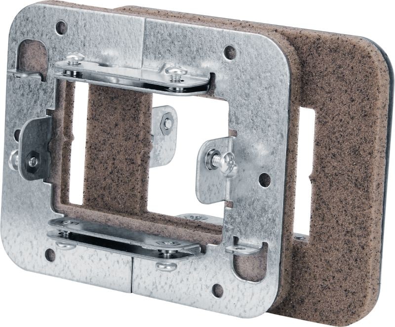 Cadre de manchon modulaire CFS-MSL P Cadre gratuit pour la fixation d'un manchon pare-feu modulaire sur des murs