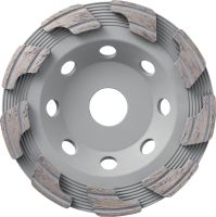 Meule diamant universelle P Meule boisseau diamant standard pour meuleuses d’angle – pour le ponçage plus rapide du béton, des chapes et de la pierre naturelle